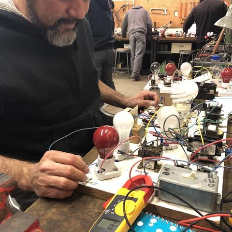 Bench diagnostics work on HVAC components